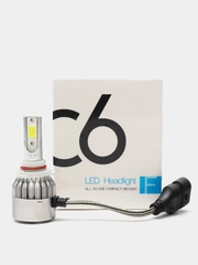 Светодиодные автомобильные лампы C6 LED H1, H3, H11, H13, 9005, 9006
