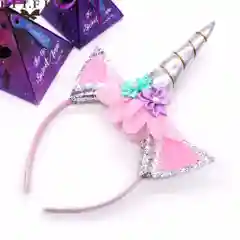 Серебряный ободки "Единороги"