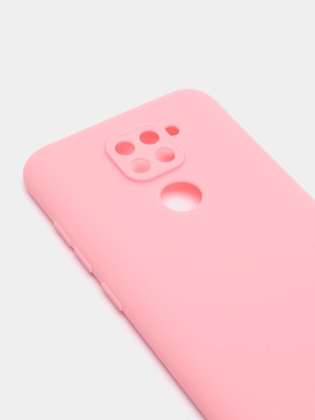 Розовый чехол Xiaomi Redmi Note 9 силиконовый