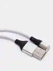 Прозрачный магнитный кабель с быстрой зарядкой 3А и разъемы micro-USB / Type-C / iPhone Lightning