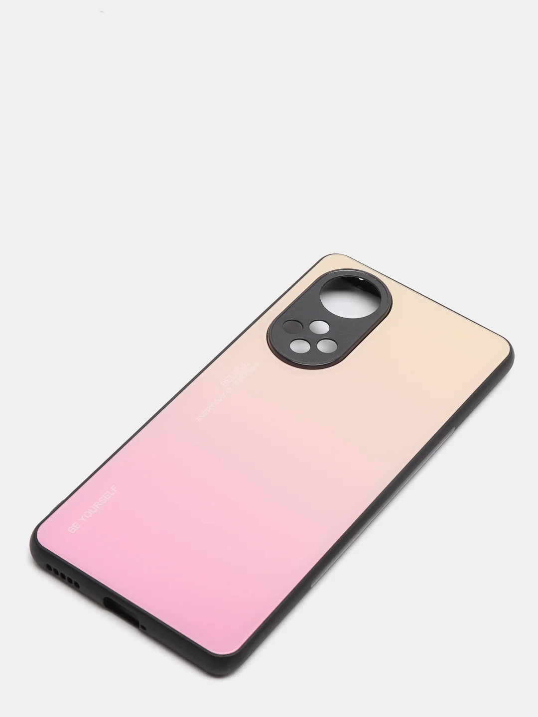 Розовый чехол для Huawei Honor 50, стекло, TPU