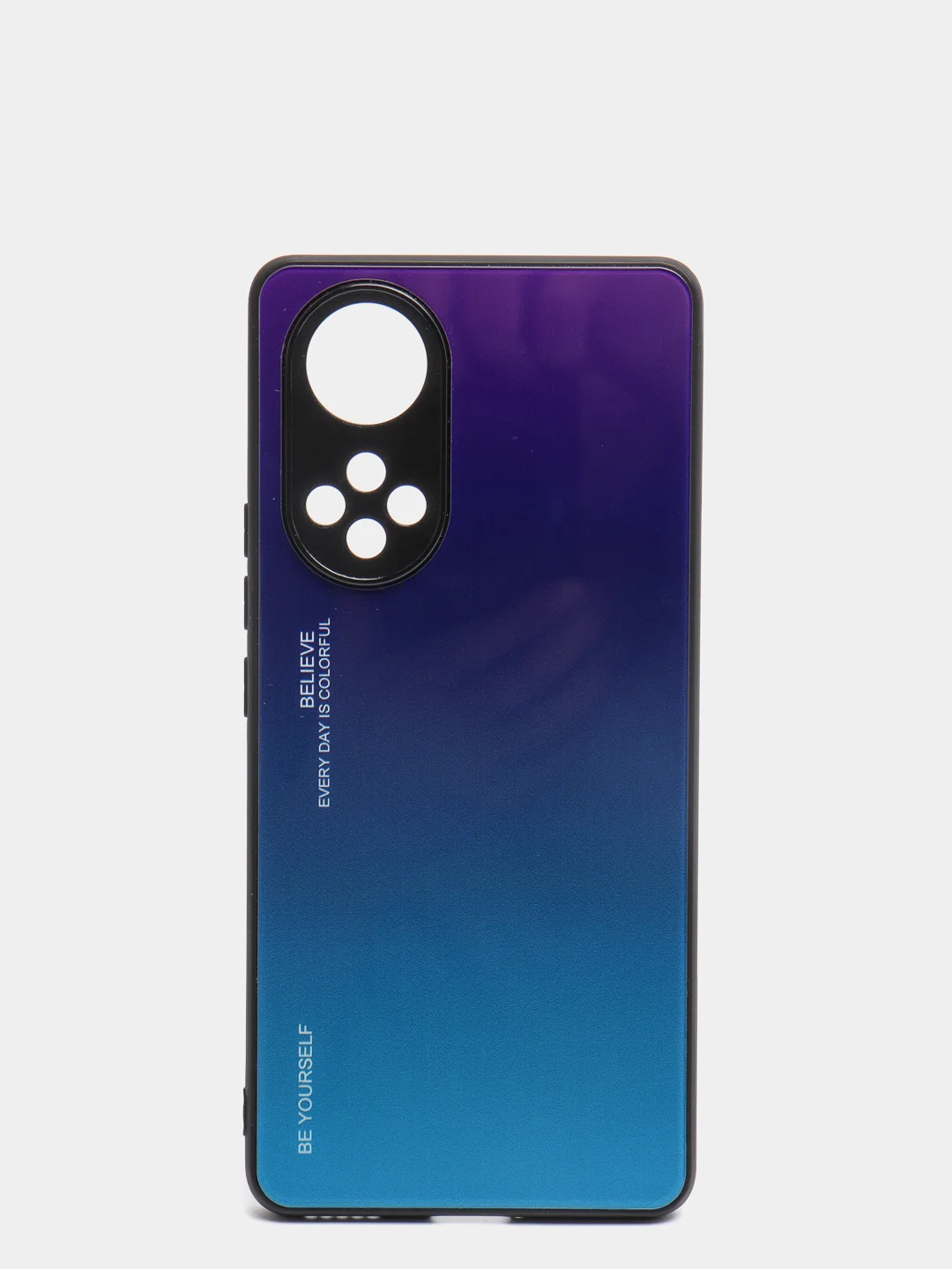 Пурпурный чехол для Huawei Honor 50, стекло, TPU