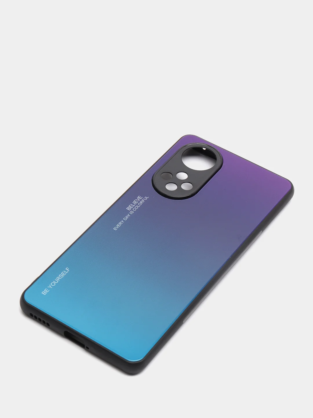 Пурпурный чехол для Huawei Honor 50, стекло, TPU