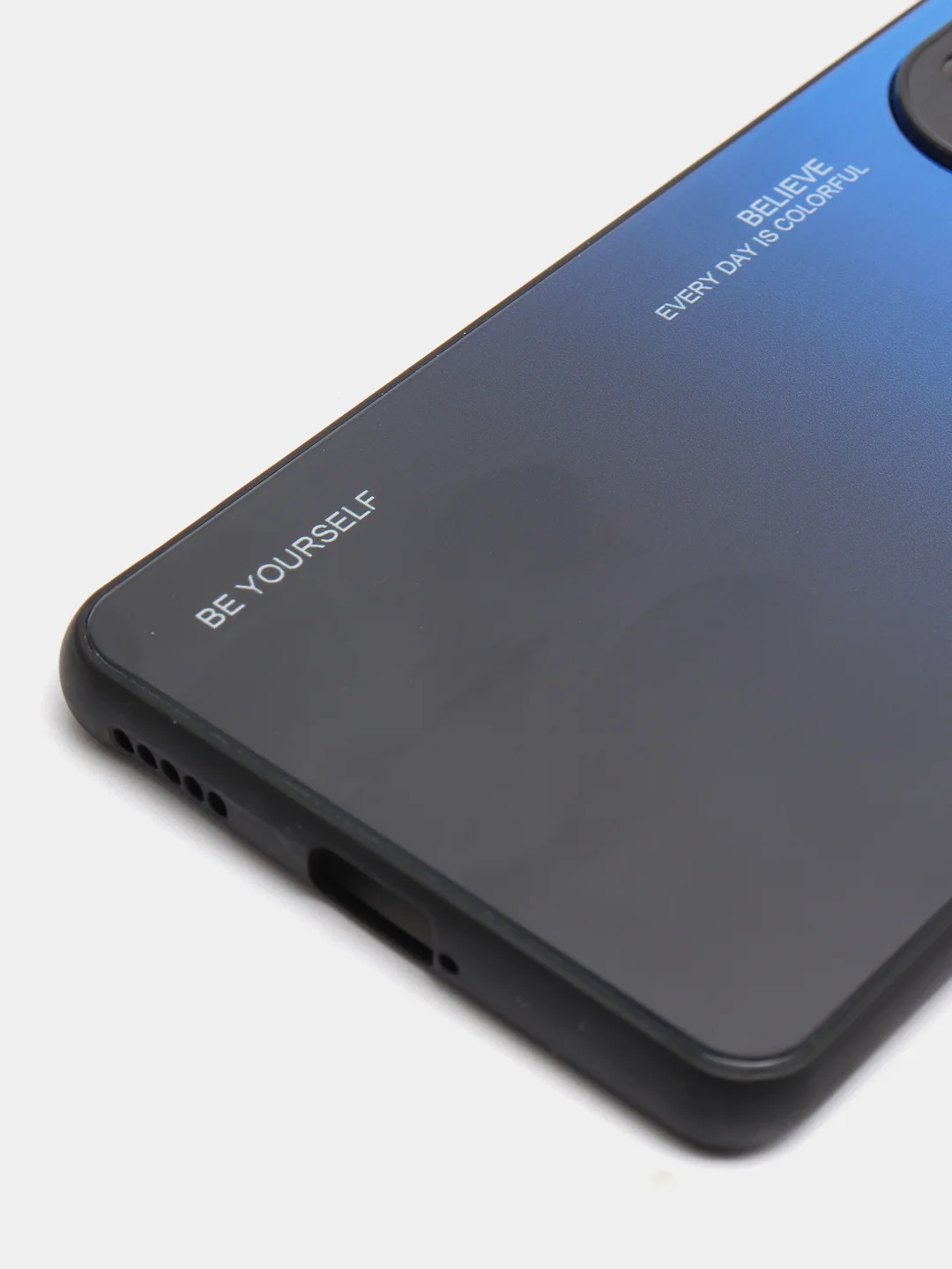 Синий чехол для Huawei Honor 50, стекло, TPU