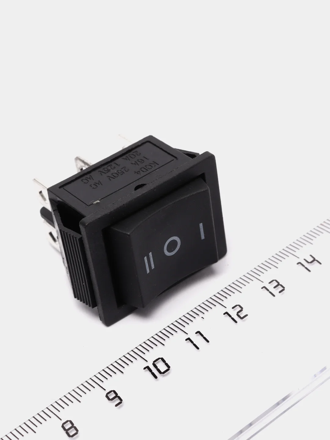4 штуки Переключатель KCD4 B-203 on-off-on черный 15A 250VAC 6 контактов 3 положения