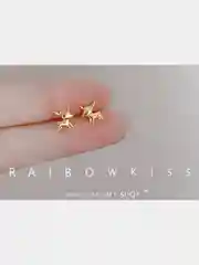 Миниатюрные серьги-гвоздики