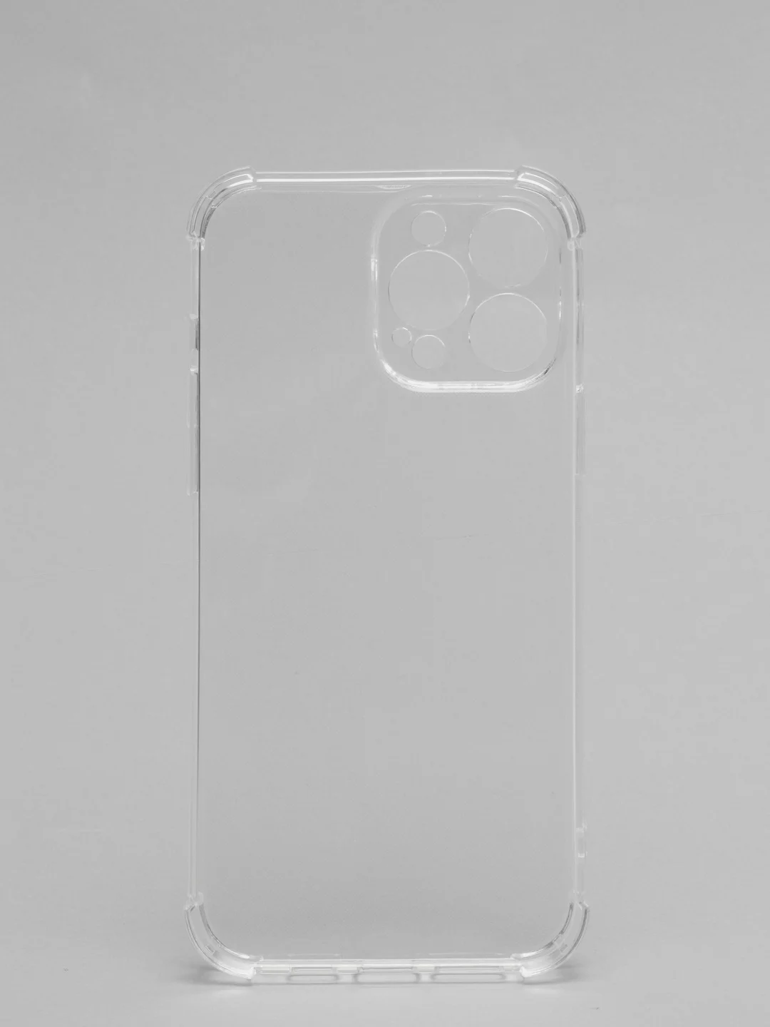 Чехол на Apple iPhone 13 Pro Max противоударный силиконовый прозрачный с защитой камеры