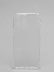 Чехол на Apple iPhone 13 Pro Max противоударный силиконовый прозрачный с защитой камеры