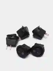 Переключатель KCD1-101-8-C3-B/2P ON-OFF черный (5 штук)