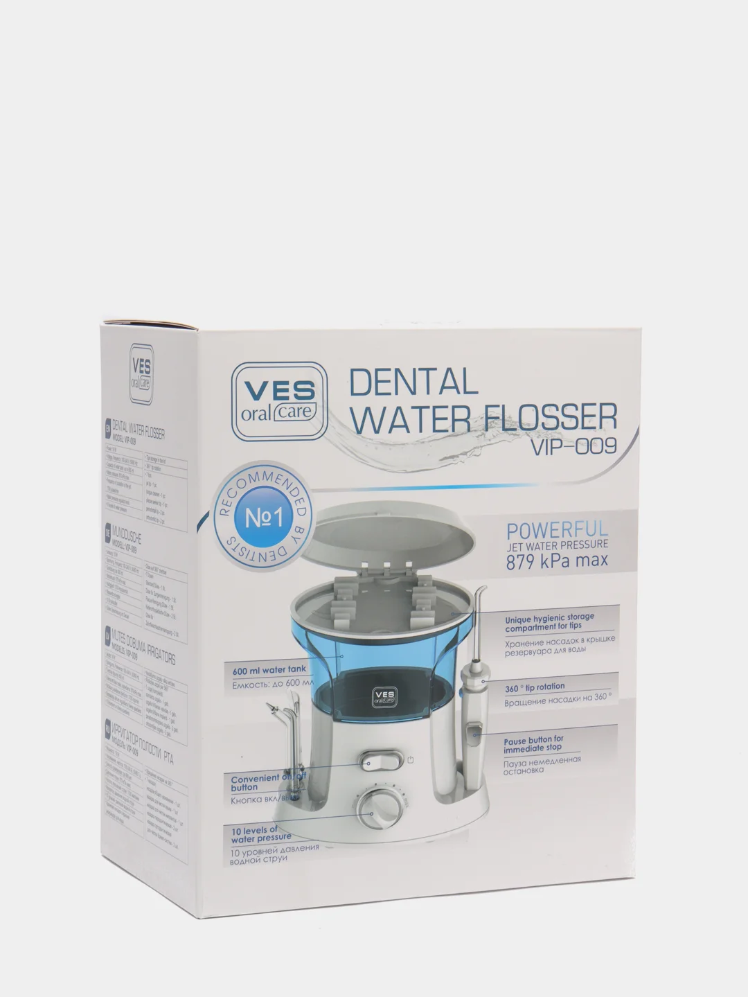 Белый ирригатор Ves VIP-009, 18 Вт