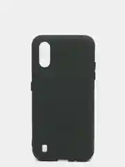 Оливковый чехол Samsung A01 с бархатом внутри
