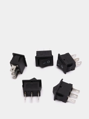 Переключатель KCD5-101-C3-B/3P on-off (6A 250VAC) (5 штук)