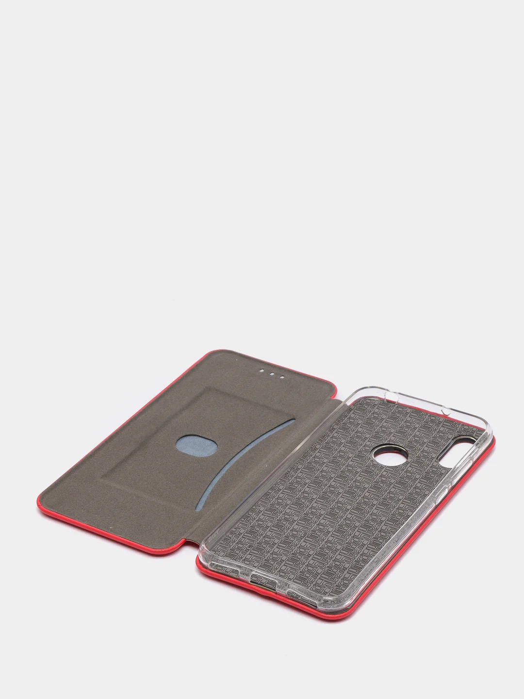 Красный чехол книжка Honor 8a / Huawei Y6 2019 / Y6 PRIME