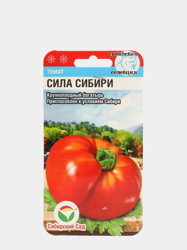 Семена Томат "Сила Сибири", Сибирский Сад, 20 штук
