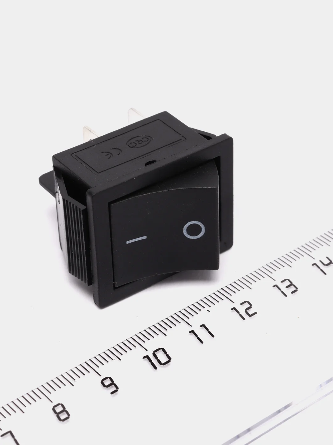 Переключатель KCD4-B1-201 on-off черный (15A 250VAC) (4 контакта) (5 штук)