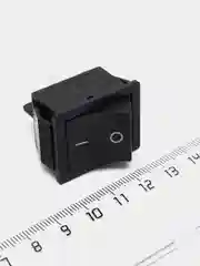 Переключатель KCD4-B1-201 on-off черный (15A 250VAC) (4 контакта) (5 штук)
