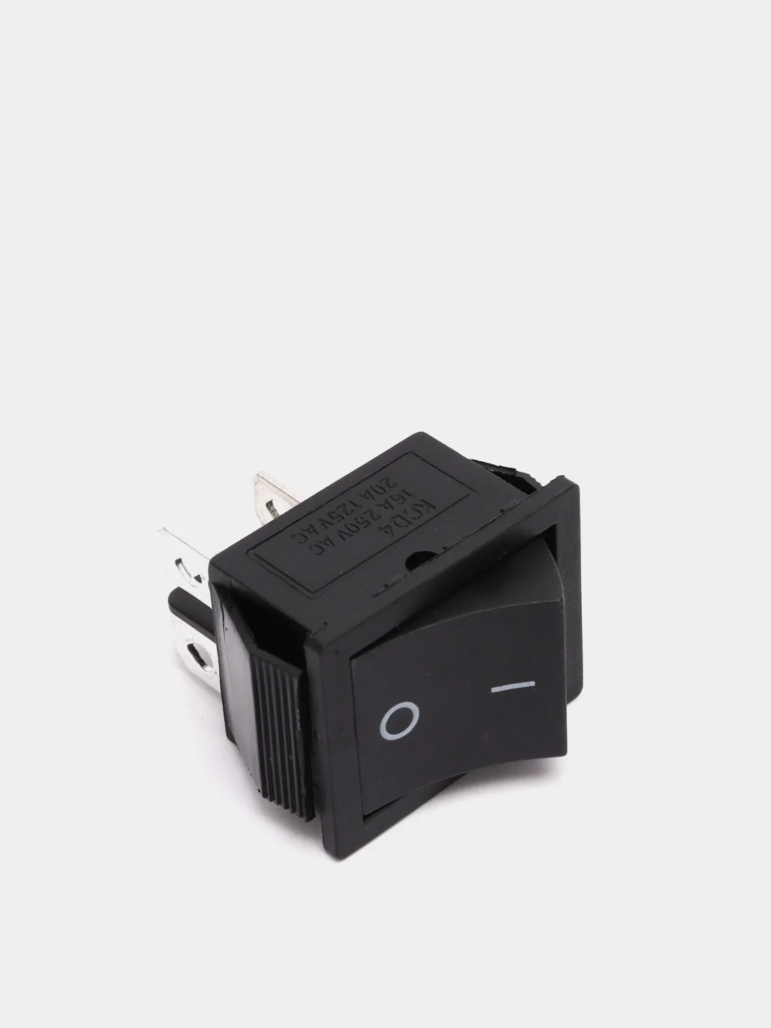Переключатель KCD4-B1-201 on-off черный (15A 250VAC) (4 контакта) (5 штук)