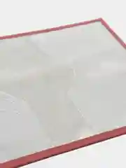 Розовый обложка для паспорта из натуральной кожи