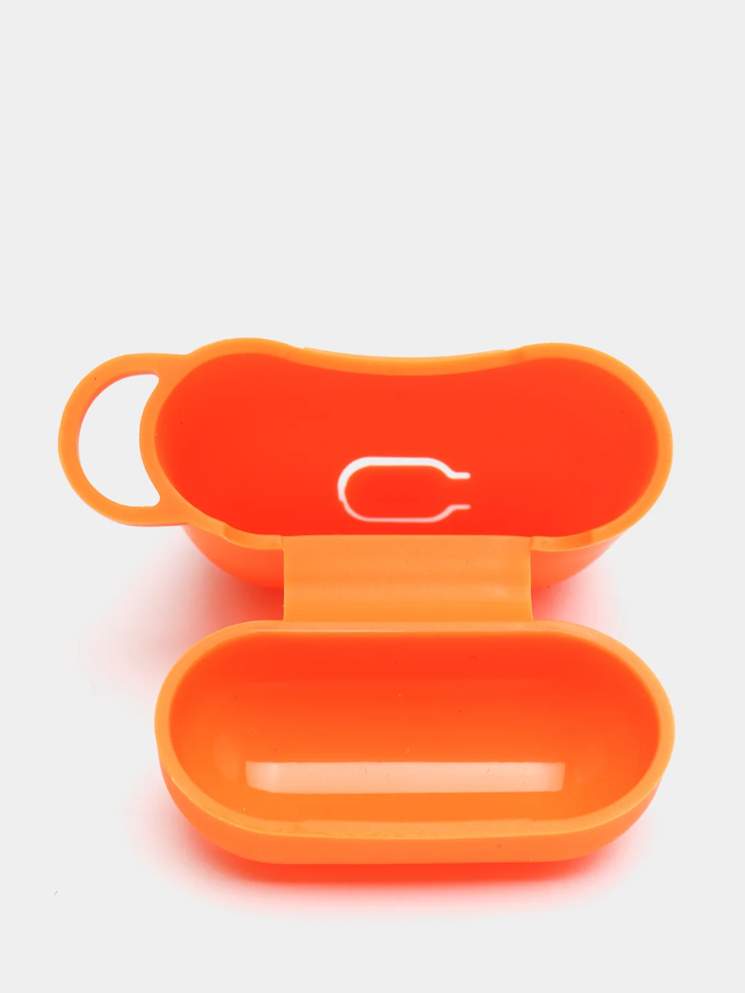 Оранжевый чехол для наушников Apple AirPods 1, 2, TWS i9s, i10, i12, i13, i14, i15, i100