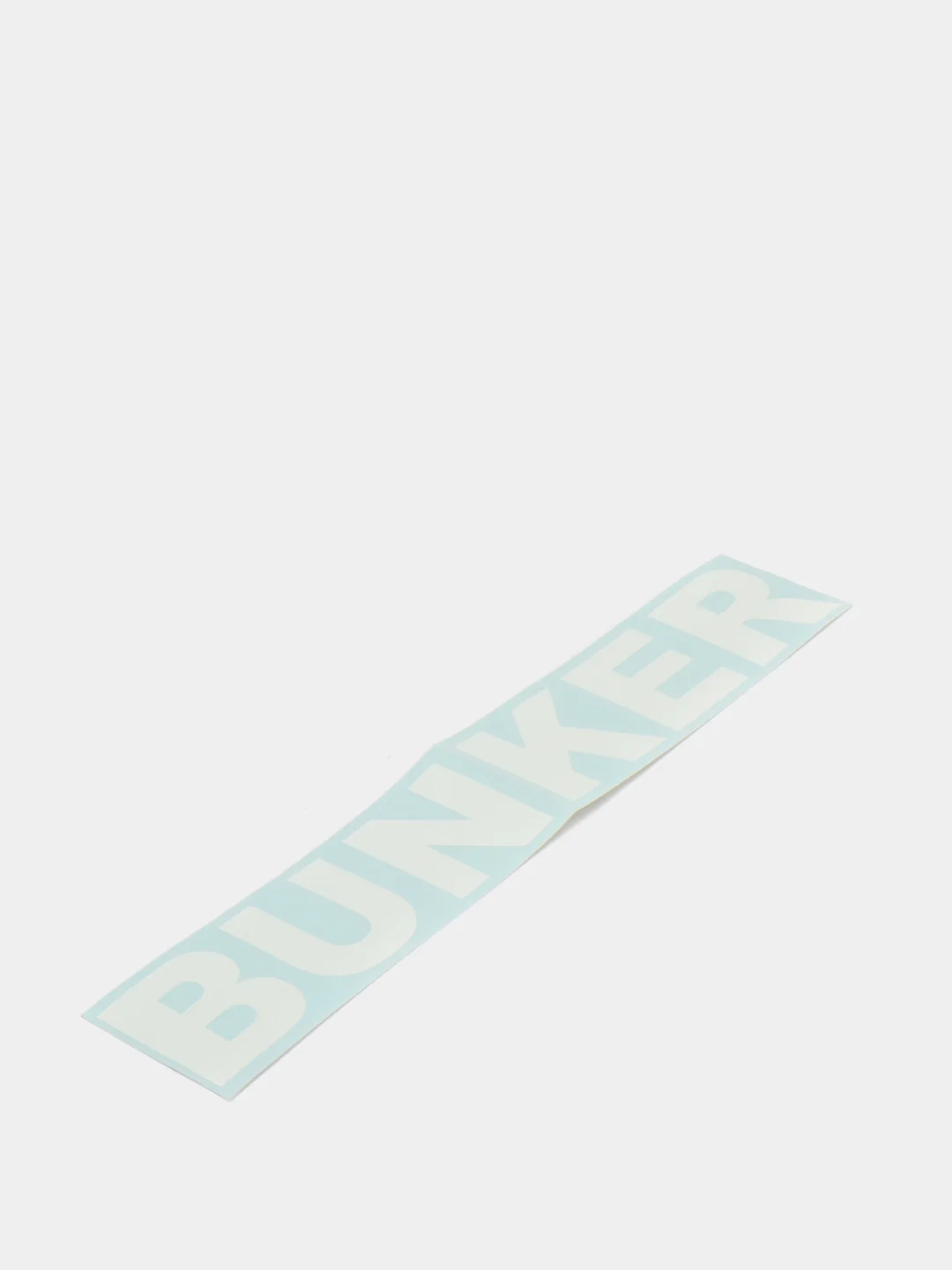 Белый наклейка на авто "BUNKER"