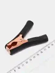 Зажим крокодил 88мм 100А (красный, черный) (2 штуки)
