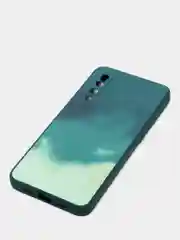 Зеленый чехол для Xiaomi Mi 9, акварель