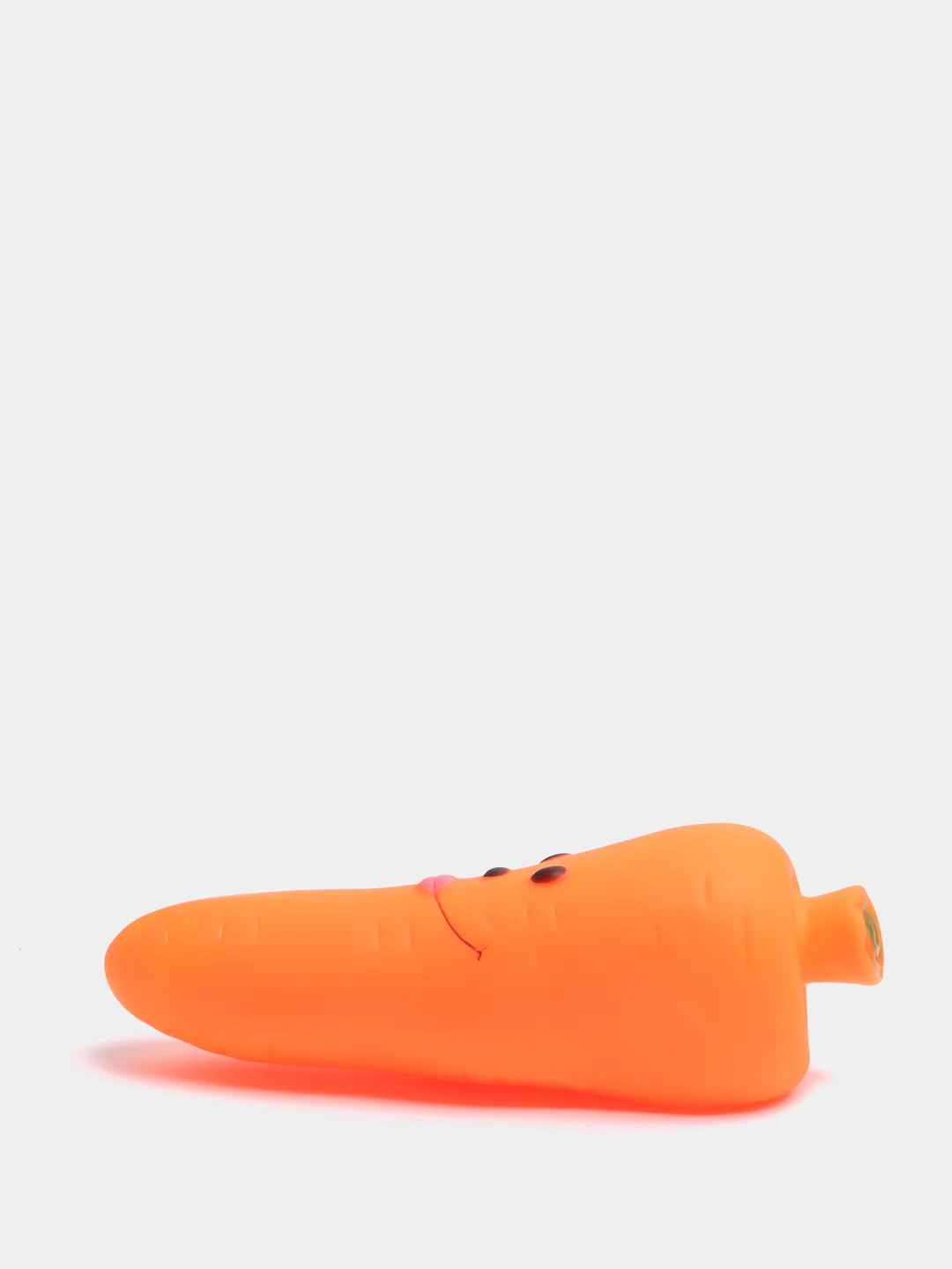 Игрушка пищащая "Морковка" для собак, 12 см, оранжевая