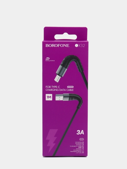 Кабель быстрая зарядка 3А Type-C, micro, iPhone lightning, USB, тайпси, FAST quick charge