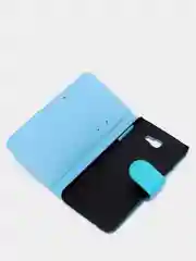 Бирюзовый чехол-книжка  Samsung J5 prime
