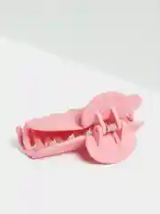 Коралловый заколка краб для волос