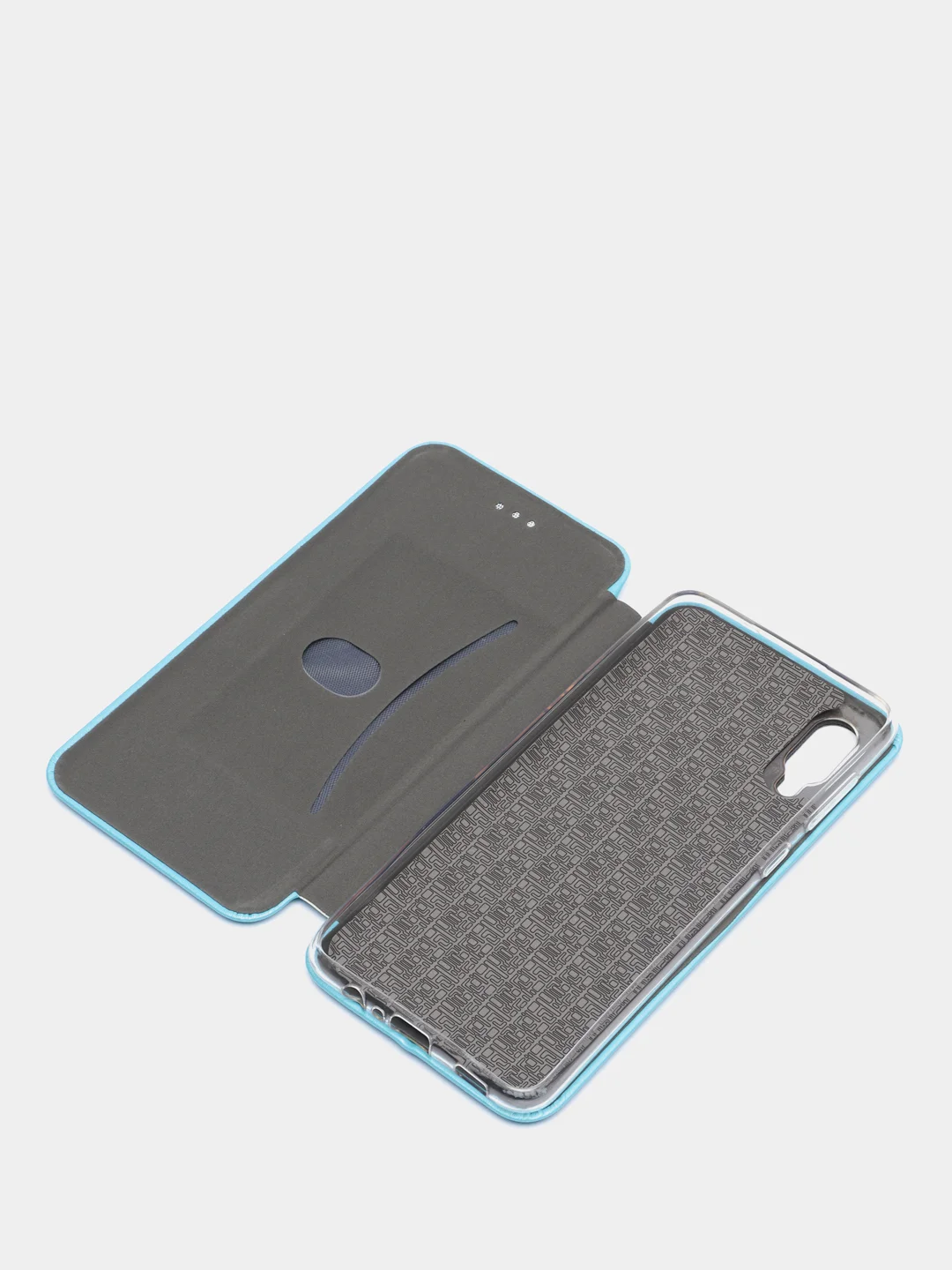 Голубой чехол-книжка для Samsung A02, M02