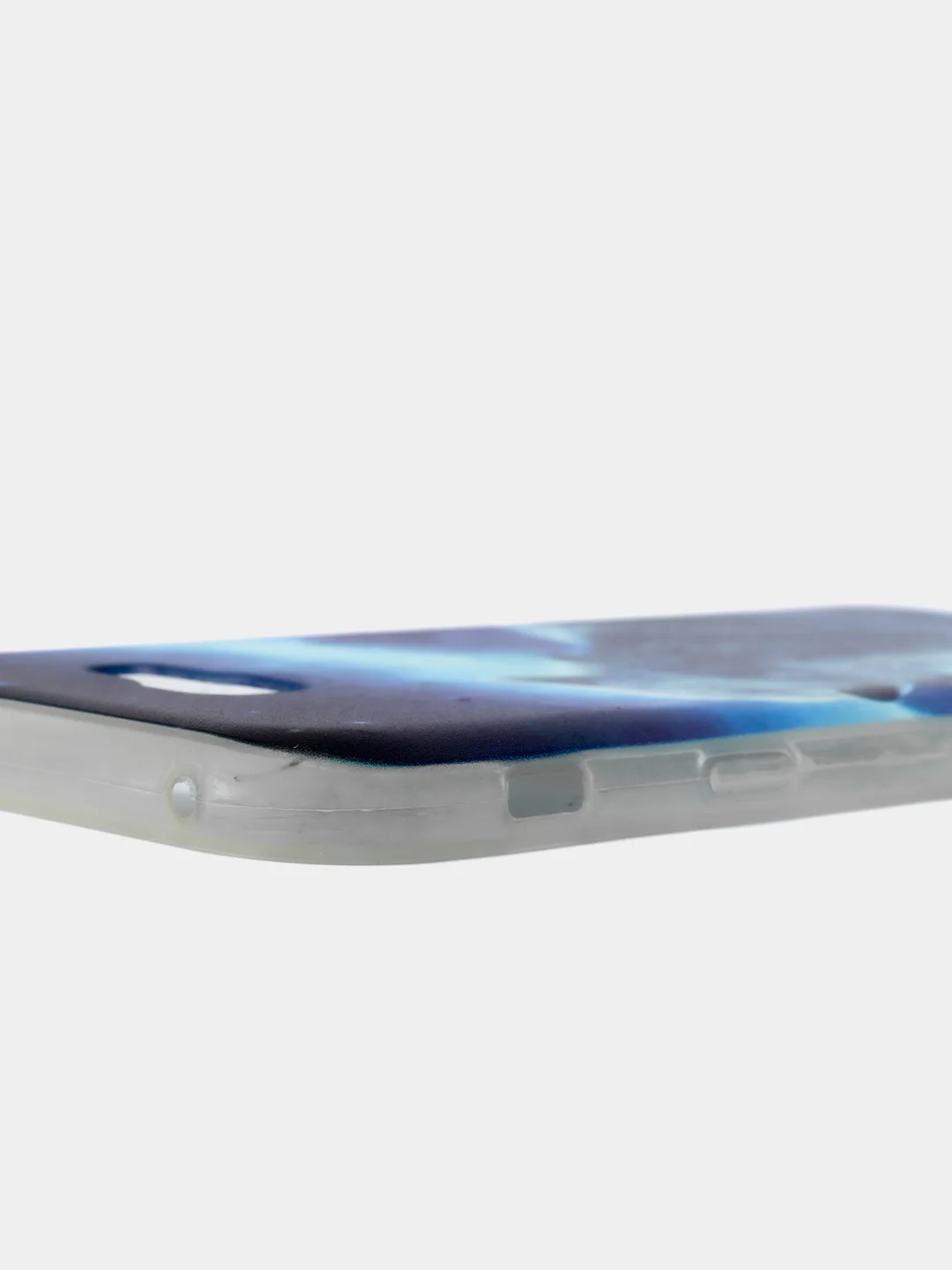 Синий меланж чехол SAMSUNG A7 2017,A720
