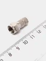 Штекер F на кабель RG-6, резин. кольцо, 5 штук