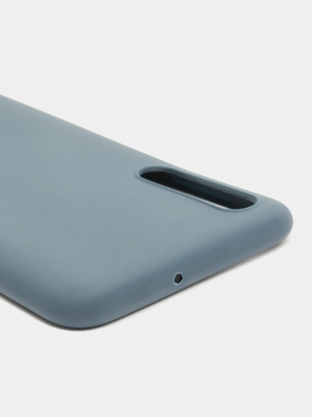 Синий чехол Samsung Galaxy A50, A50s, A30s (Самсунг Галакси А50, А30С), прозрачный