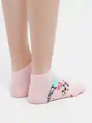 Кораллово-розовый носки женские с надписями