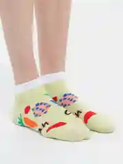 Лайм носки женские с надписями