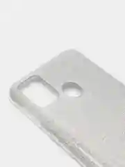 Серебряный чехол блестящий Samsung M31 /  Samsung M21 /  Samsung M30s