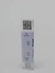 Белый картридер OTG 5 в 1, с портом USB Type-C и Micro USB