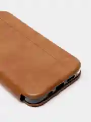 Коричневый чехол книжка IPHONE 12  / 12 PRO