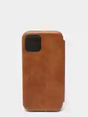 Коричневый чехол книжка IPHONE 12  / 12 PRO
