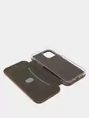 Коричневый чехол книжка IPHONE 12  / 12 PRO