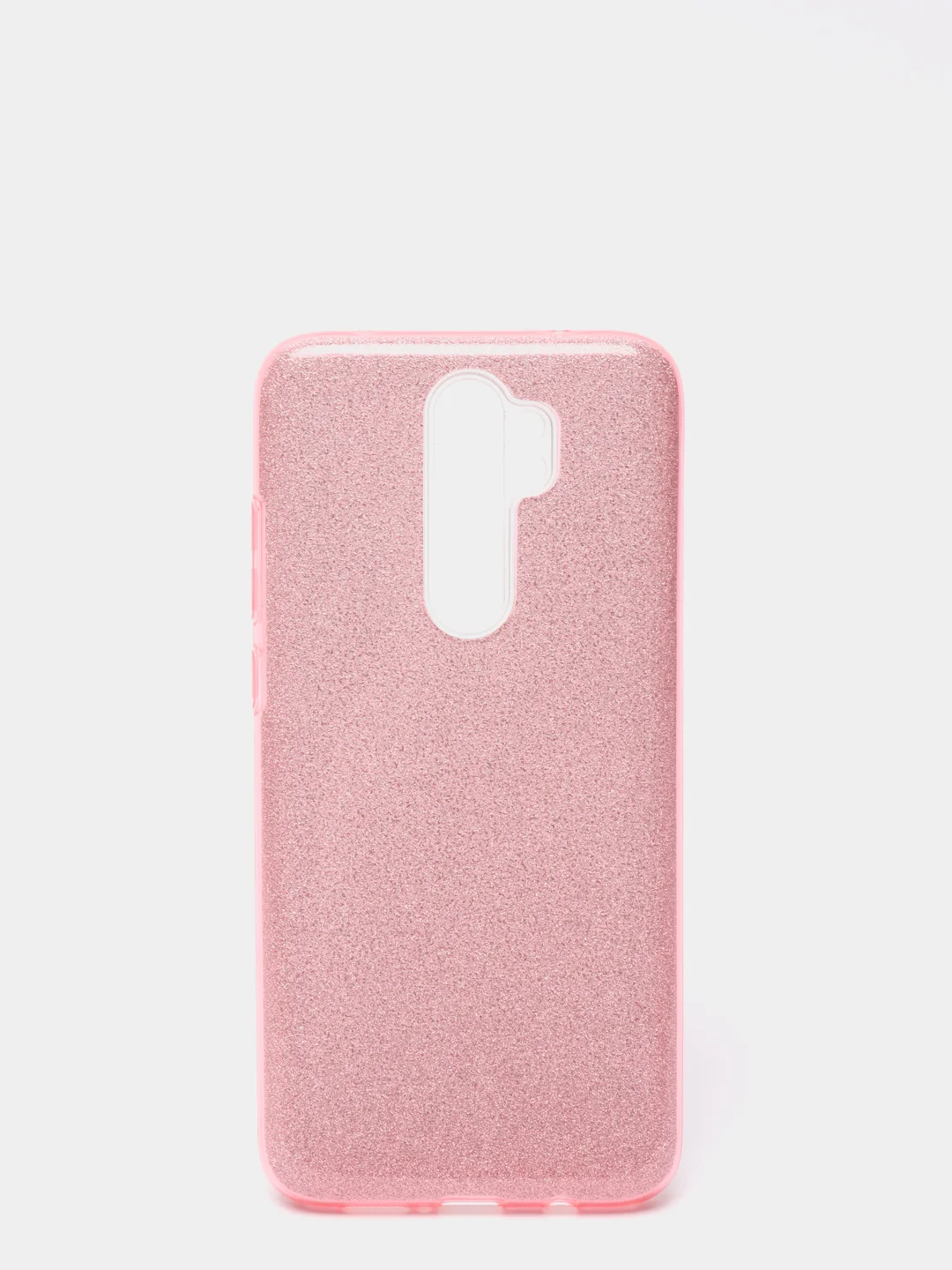 Розовый чехол блестящий Xiaomi Redmi Note 8 pro