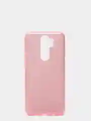 Розовый чехол блестящий Xiaomi Redmi Note 8 pro