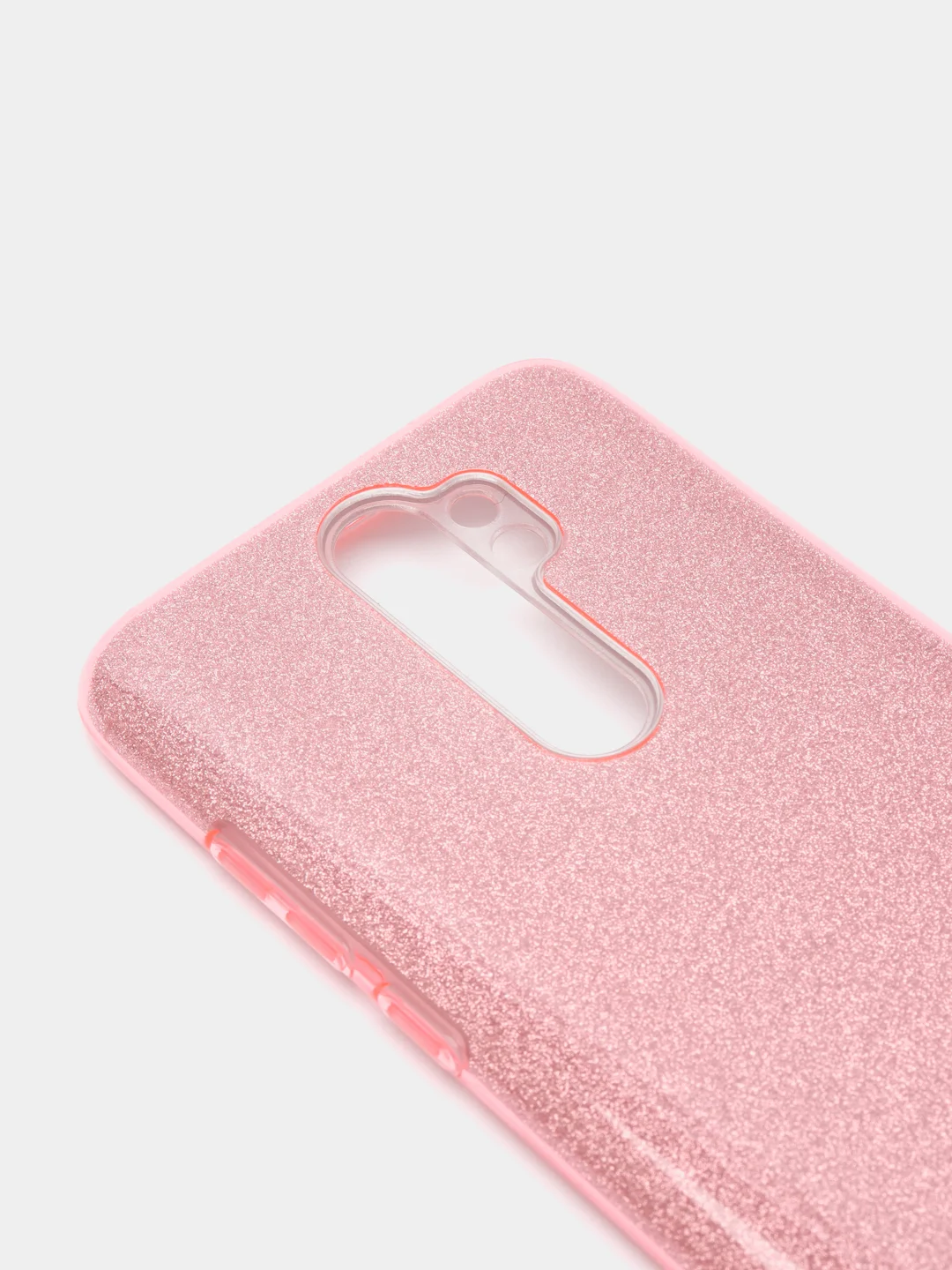 Розовый чехол блестящий Xiaomi Redmi Note 8 pro