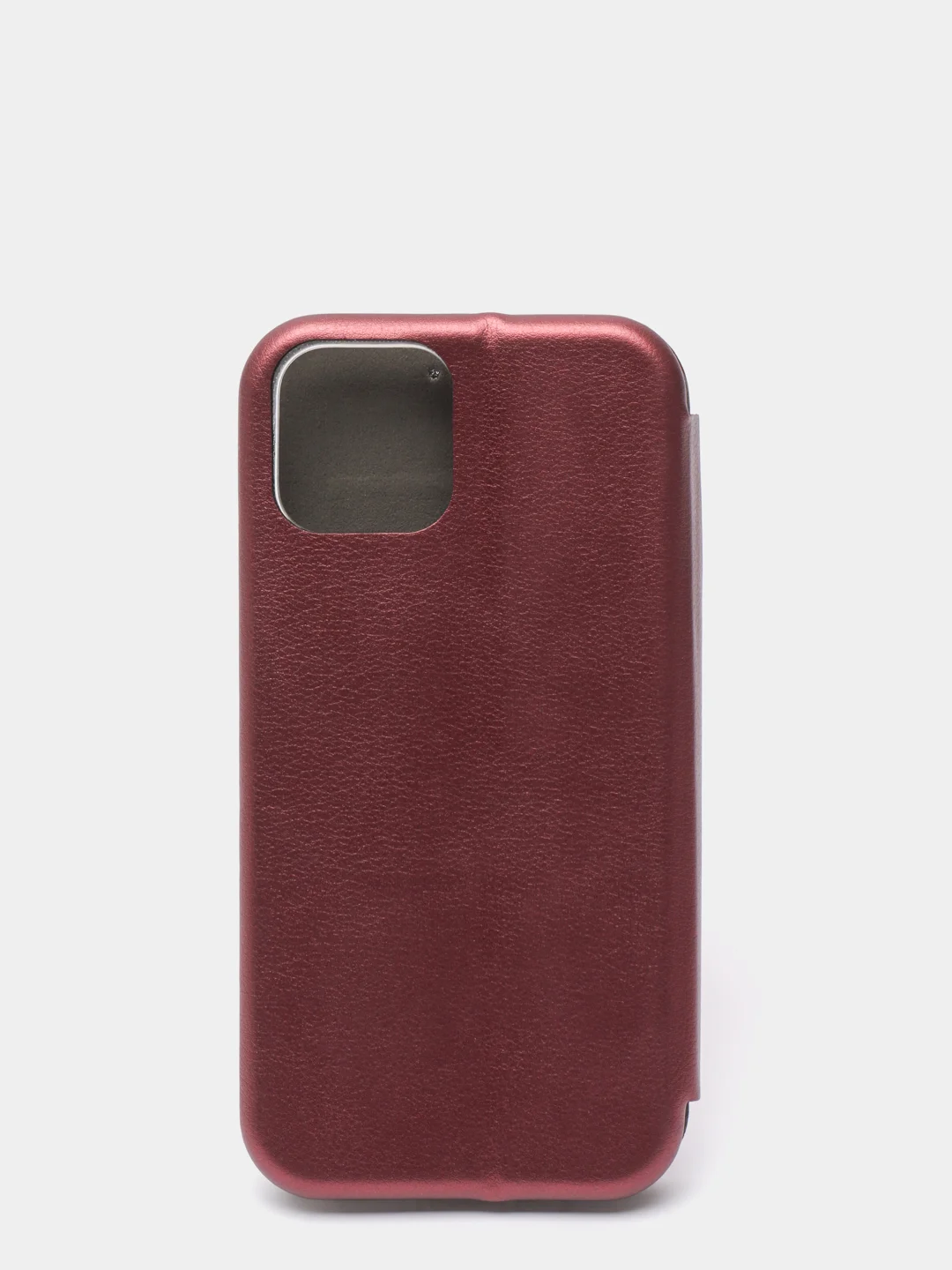 Бордовый чехол книжка IPHONE 12  / 12 PRO