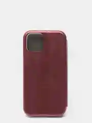 Бордовый чехол книжка IPHONE 12  / 12 PRO