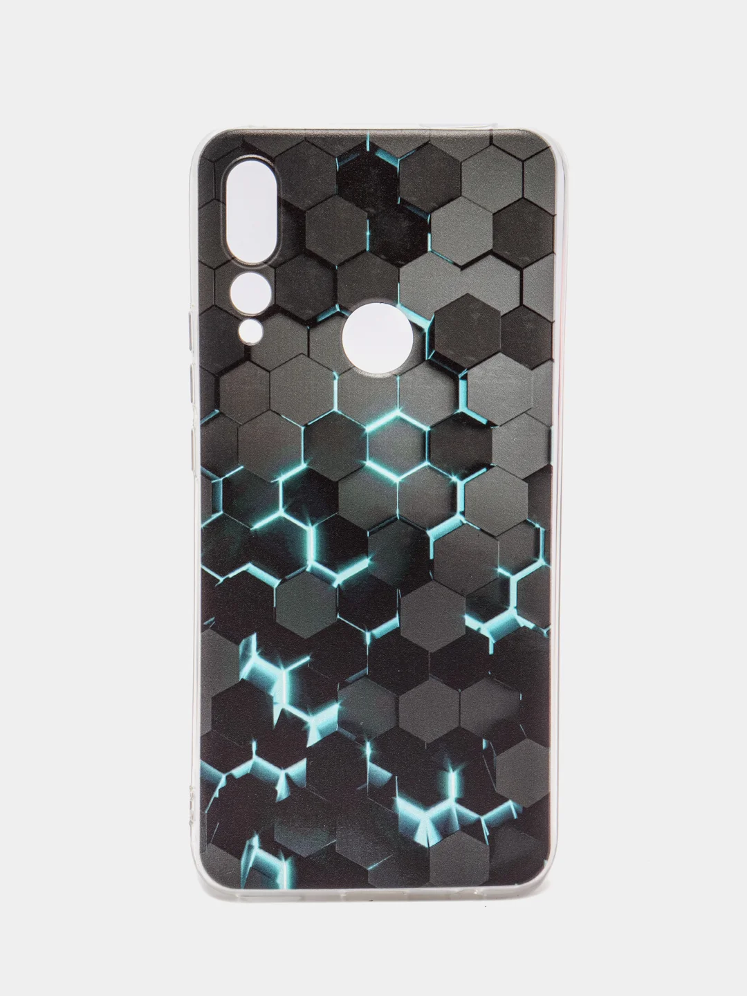 Бирюзовый чехол на Huawei Honor 9X Premium/Y9 Prime 2019 / Хонор 9X Премиум прозрачный, с рисунком