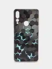 Бирюзовый чехол на Huawei Honor 9X Premium/Y9 Prime 2019 / Хонор 9X Премиум прозрачный, с рисунком