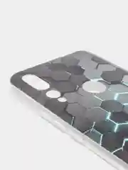 Алый чехол на Huawei Honor 9X Premium/Y9 Prime 2019 / Хонор 9X Премиум прозрачный, с рисунком
