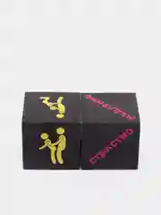 Кубики "Позы", 4 × 4 см,  2 штуки